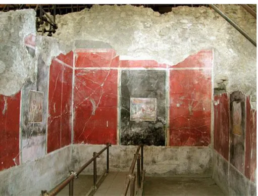 Figura 1 Triclinium Casa de los Castos Amantes, Pompeya 