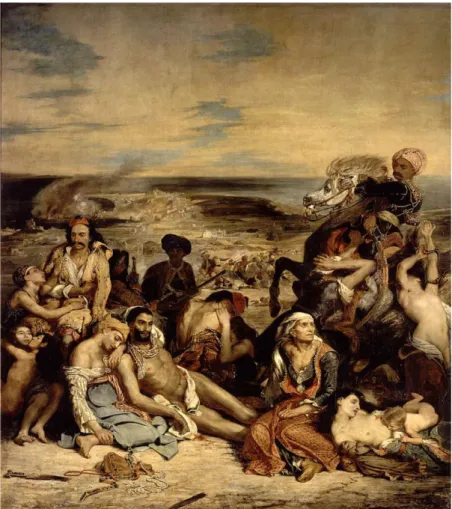 Ilustración N° 8: Eugéne Delacroix La matanza de Quios, 1824 