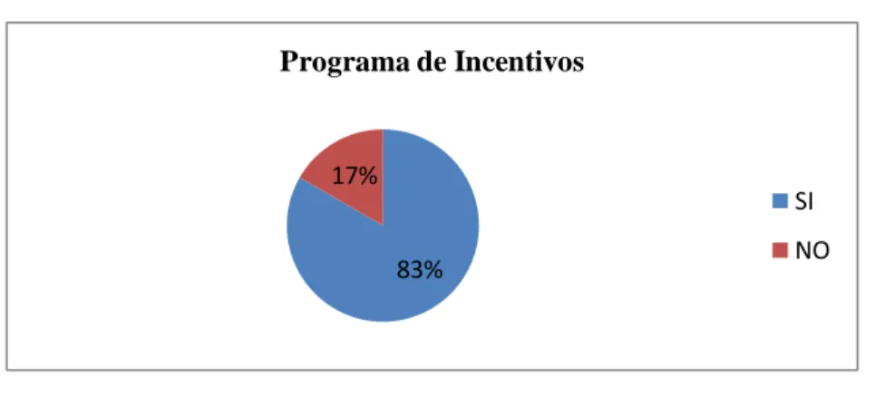 Gráfico 5: Programa de Incentivos 