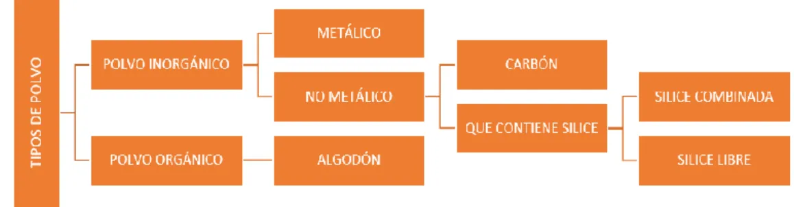 Figura 2:Tipos de Polvo. 
