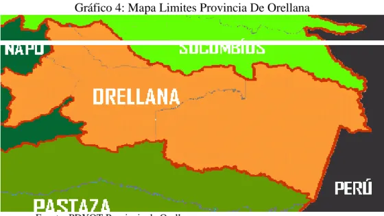 Gráfico 4: Mapa Limites Provincia De Orellana 