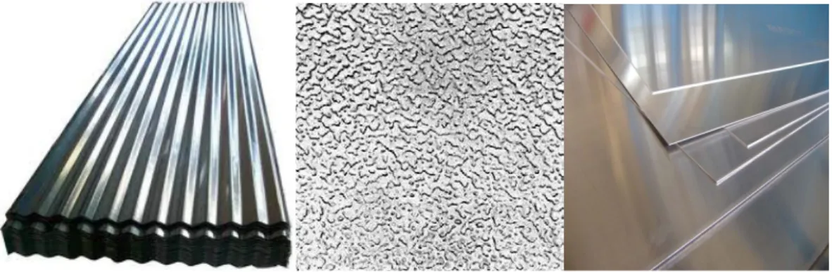Fig. 12. Laminas de Aluminio 