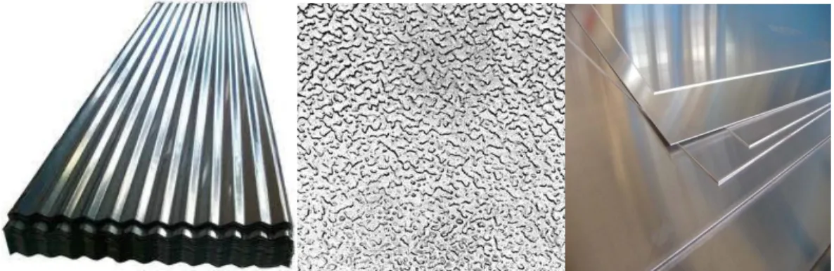 Fig. 12. Laminas de Aluminio 