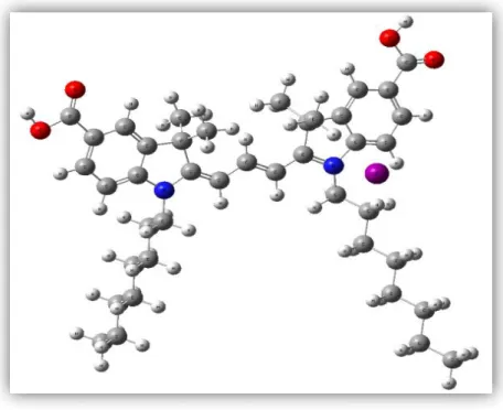 Fig. 5.2.3 Estructura molecular del tinte CT325 