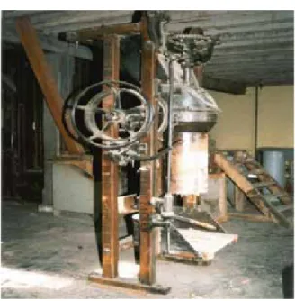 Foto 3. Máquina de trituración de trigo