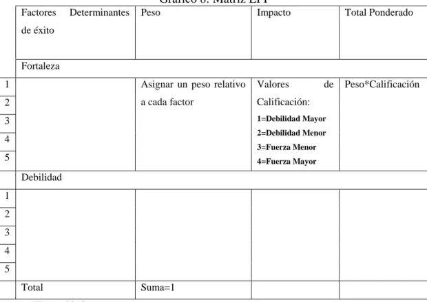 Gráfico 8: Matriz EFI 