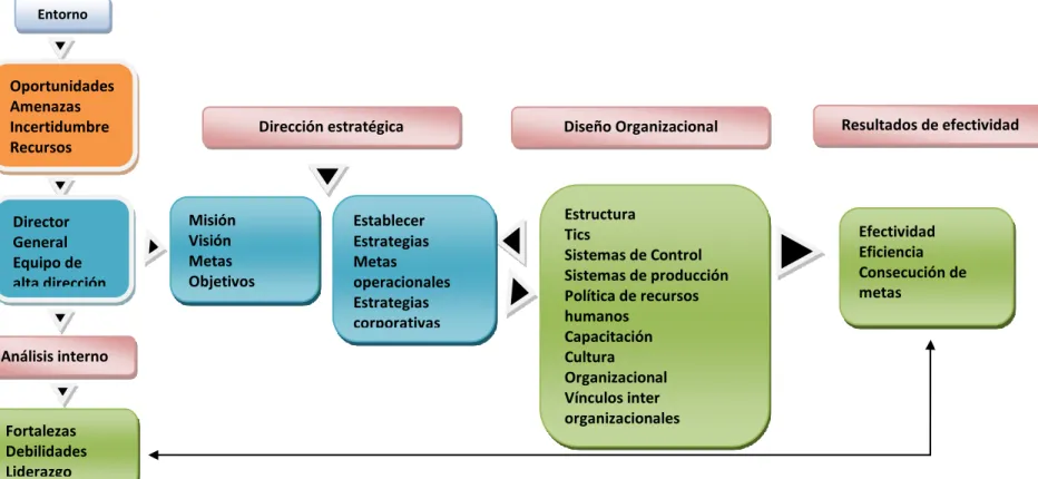 Gráfico 2:  Modelo Organizacional Daft 