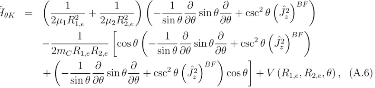 Figure 13: BF-frame embedding. In this ZZX frame, the z-axis is parallel to R ~ CS and R ~ OC is always pointing towards the positive x-axis