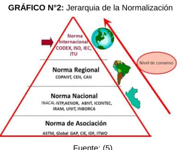 GRÁFICO N°2: Jerarquia de la Normalización 