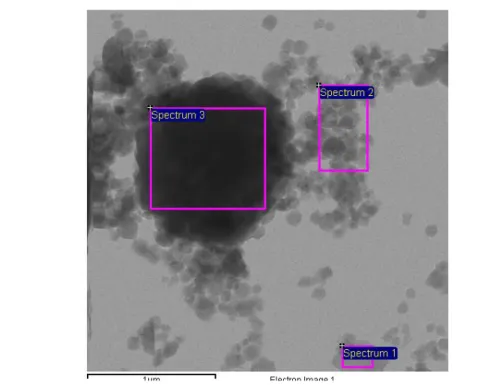 Figure 1.   Pattern of behavior of particle of Li/TiO 2 /GO. 