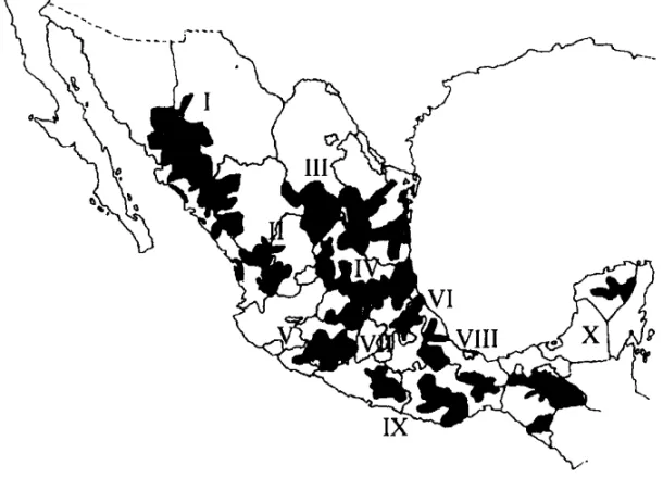 Figure 11.9 Regionalization of the marginalization 