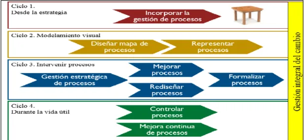 Gráfico 6: Fases de  la Gestión Por Procesos 