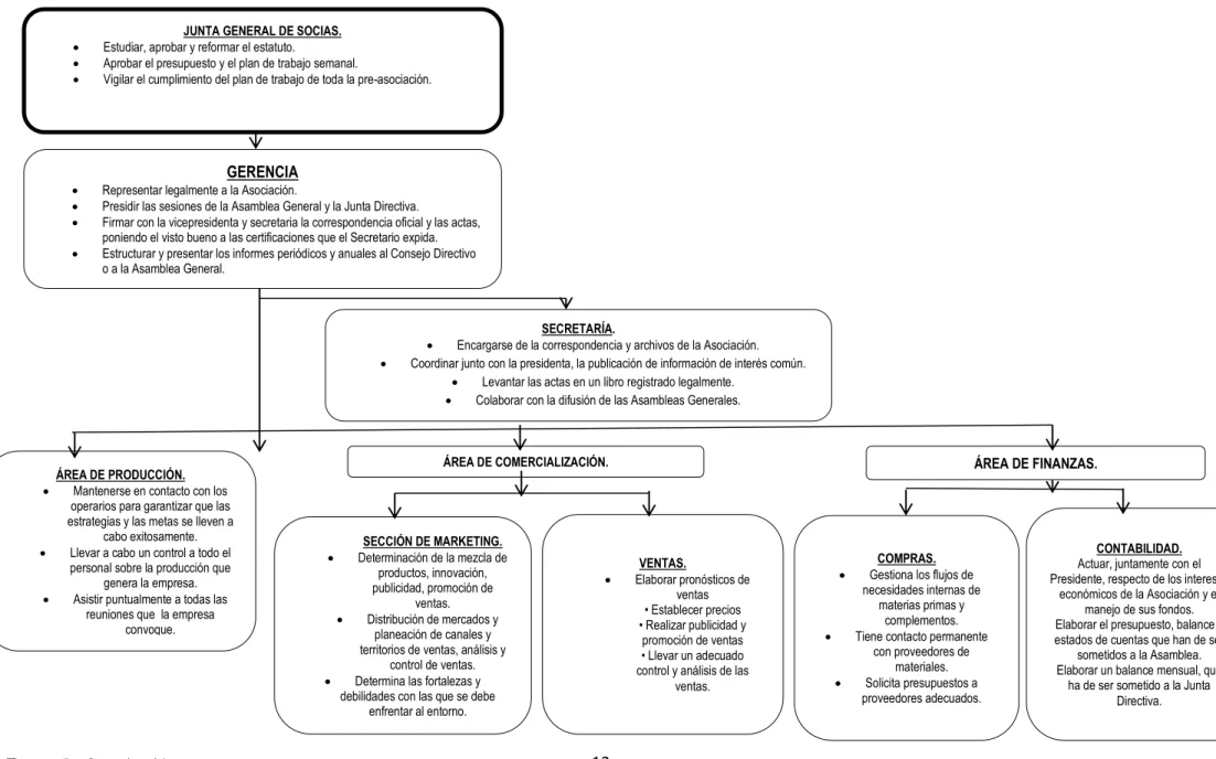 Gráfico 4: Estructura Funcional de la Empresa. 