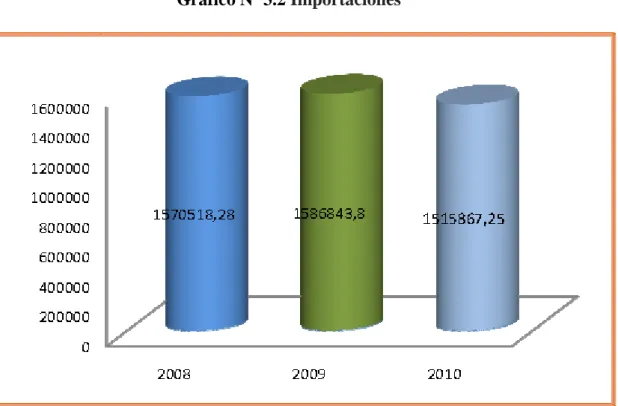 Gráfico Nº 3.2 Importaciones 