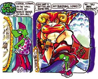Figura II.12  Comic de Vaughn Bode, 1970  Fuente: http://www.lovecolors.net/2007/01/05/bode/ 