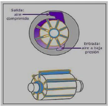 Figura XVI. Compresores de paletas. 