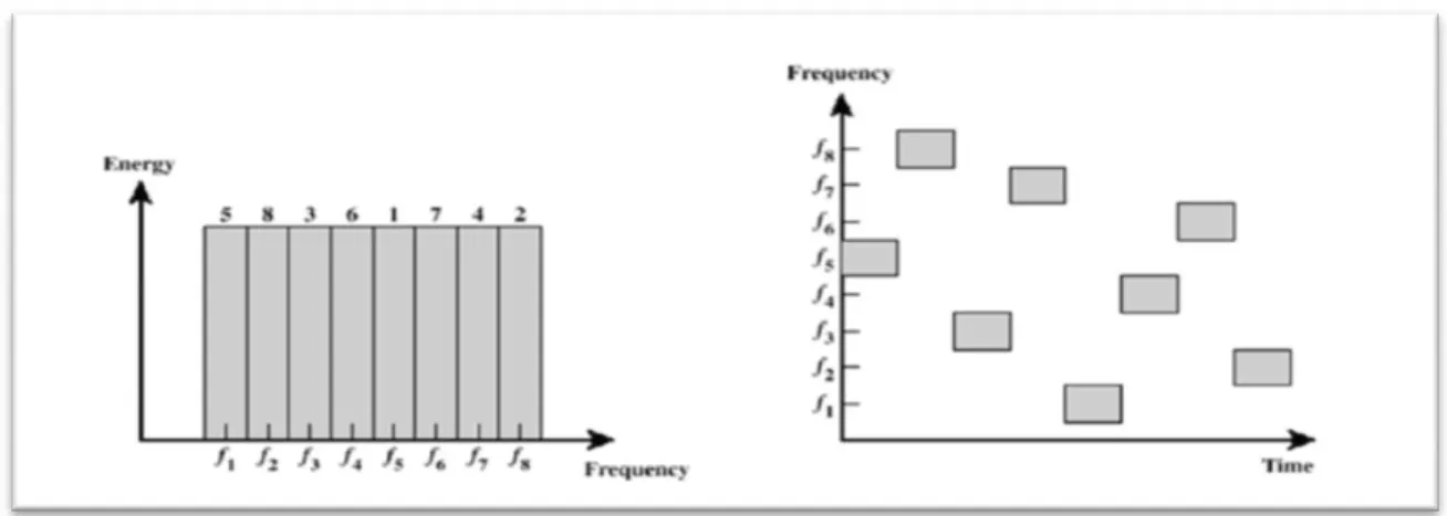Figura II.10 Principio Frequency Hopping 11