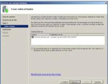 Figura IV.16: Creación de Red Virtual en Hyper-V. 