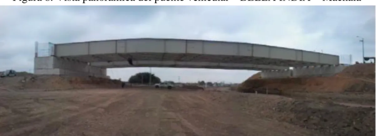 Figura 8. Vista panorámica del puente vehicular  “BELLA INDIA”- Machala 
