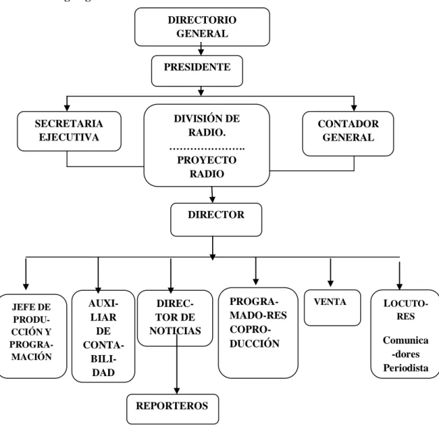 Gráfico 1: Organigrama Funcional