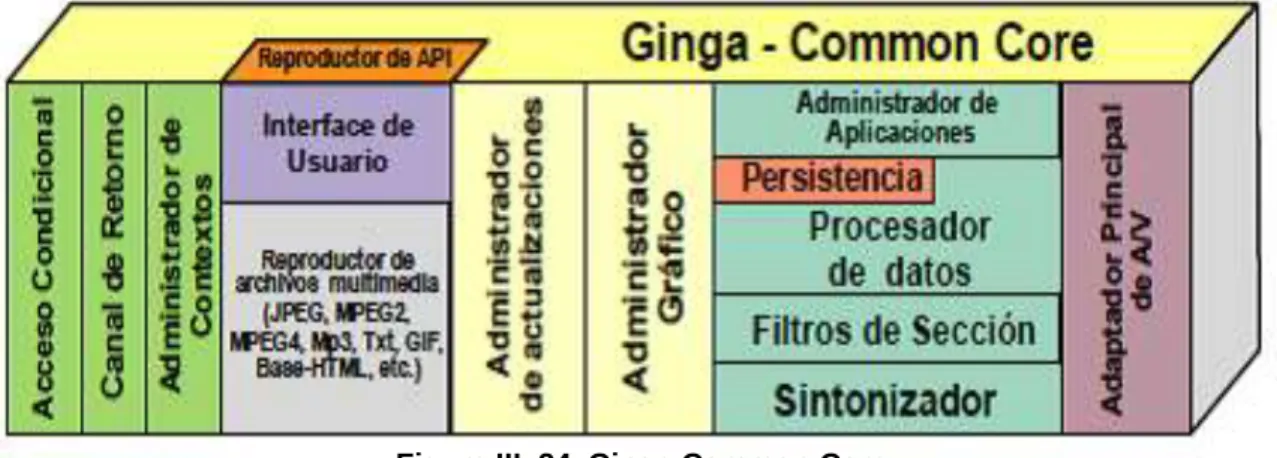 Figura III. 24. Ginga Common Core 