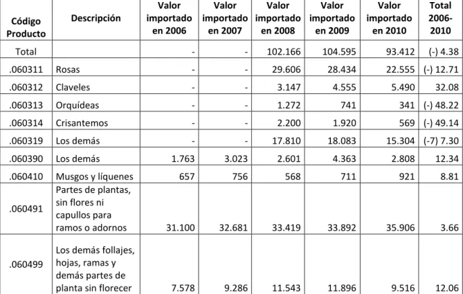 TABLA 9: DEMANDA, OFERTA Y DEMANDA INSATISFECHA EN DÓLARES 