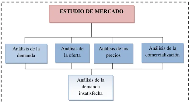 Gráfico 3: Estructura del estudio de mercado 