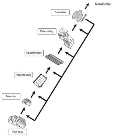 Figura N° 9:  Pasos para extraer conocimiento de los datos. 