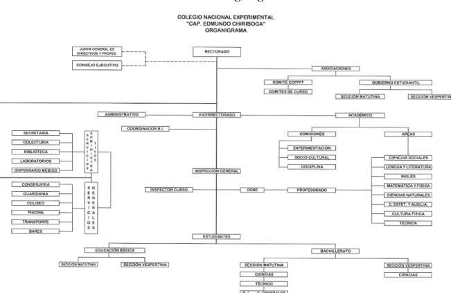 Gráfico No. 1. Organigrama 