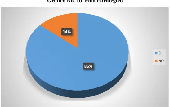 Gráfico No. 10. Plan estratégico 