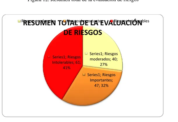 Figura 12. Resumen total de la evaluación de riesgos 