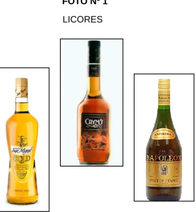 FOTO Nº 1                 LICORES 