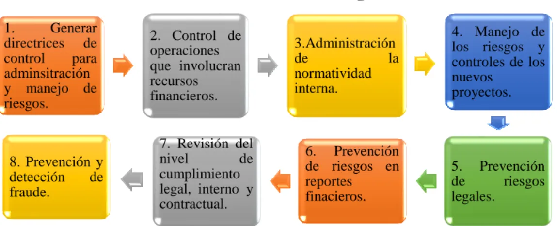 Gráfico 5. Funciones dentro de la organización 