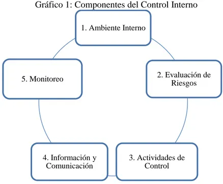 Gráfico 1: Componentes del Control Interno 