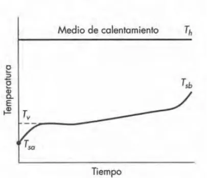 Fig. 1.2.3-1 Diagrama temperatura-tiempo 