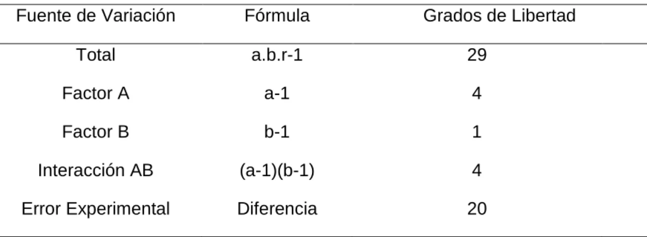 Cuadro 8. ESQUEMA DEL ADEVA. 