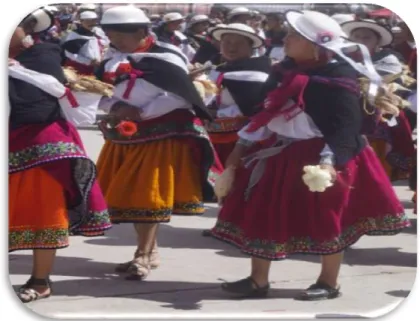 Foto N°  1: Vestimenta de la mujer Juncaleña          Por: Ana Cunín 