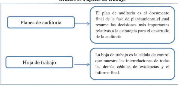 Gráfico 3: Papeles de trabajo 
