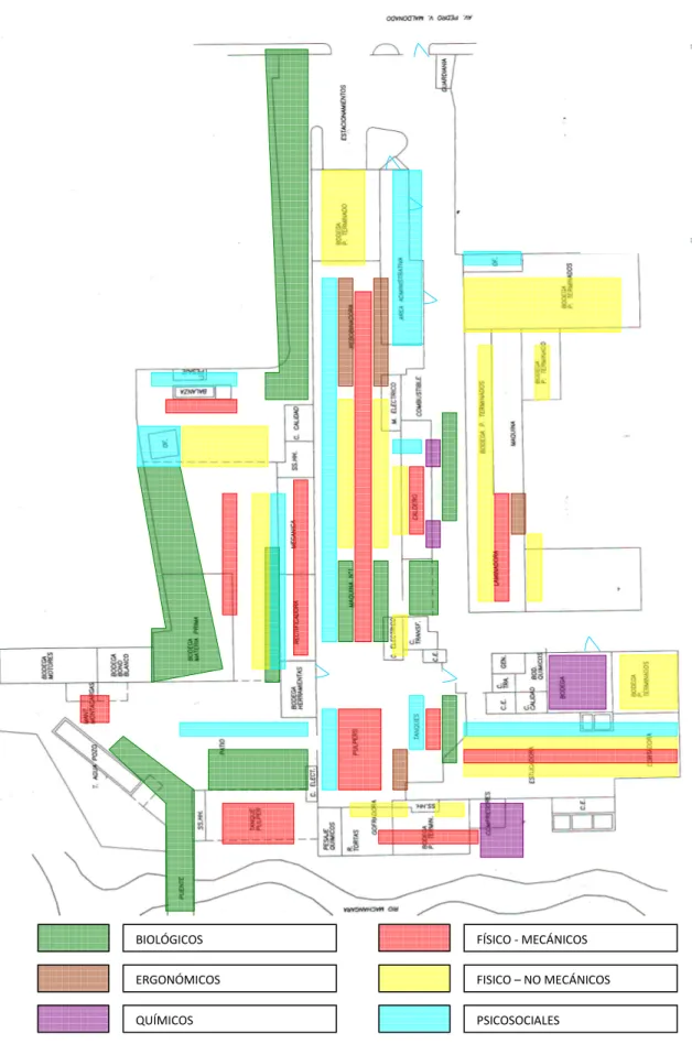 Fig. 2: Mapa de Riesgos actual de INCASA. 