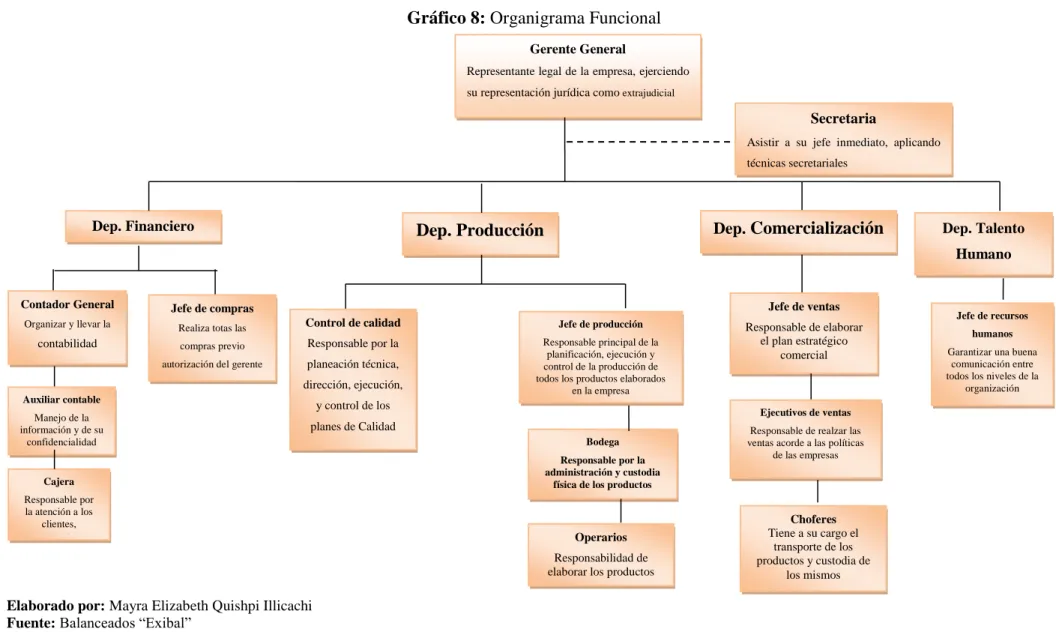 Gráfico 8: Organigrama Funcional 