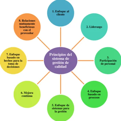 Gráfico 5: Principios del sistema de gestión de calidad 