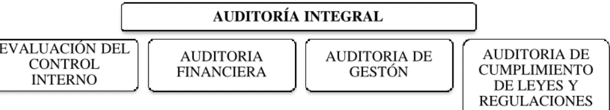 Gráfico N° 1 Elementos de la Auditoría Integral Fuente: Blanco Luna (2012) 