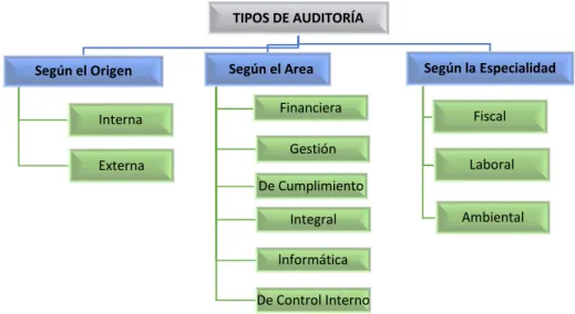 Gráfico 1 : Tipos de Auditoría 