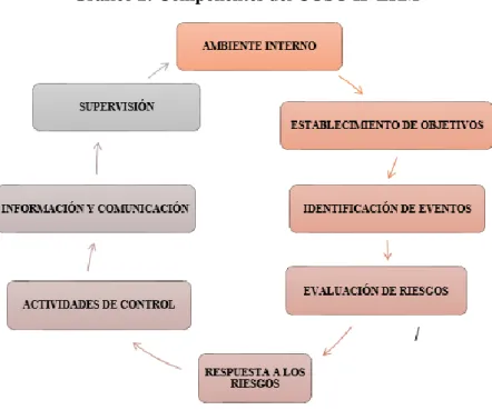 Gráfico 2: Componentes del COSO II  ERM 