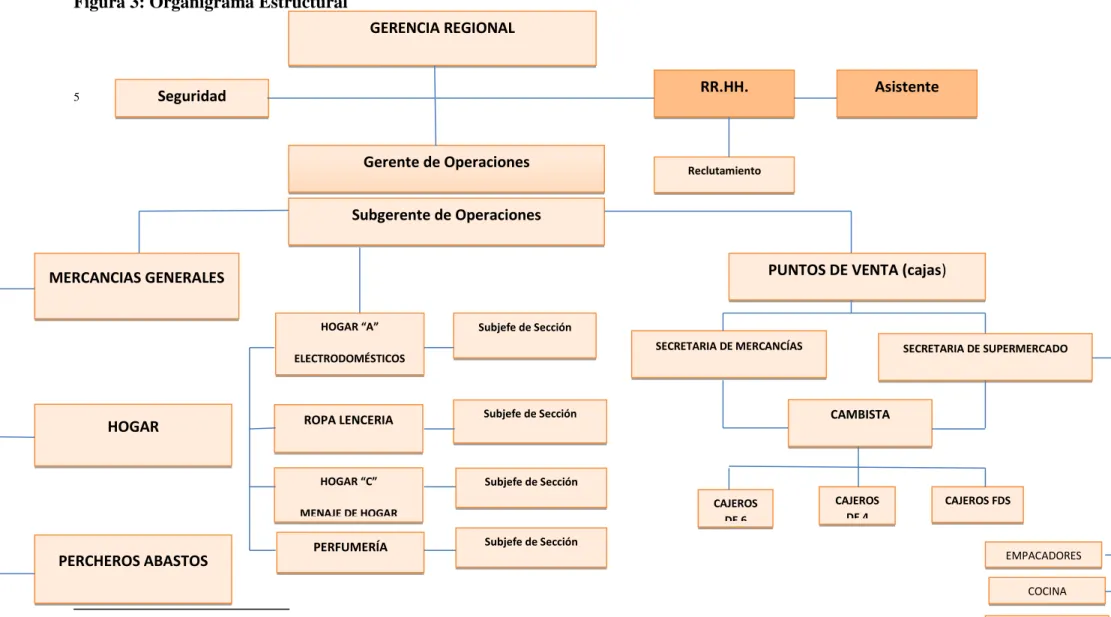 Figura 3: Organigrama Estructural 