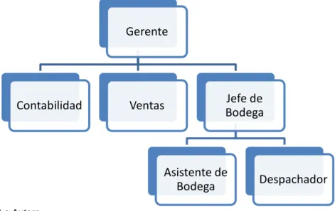 Figura No 7 Estructura orgánica 