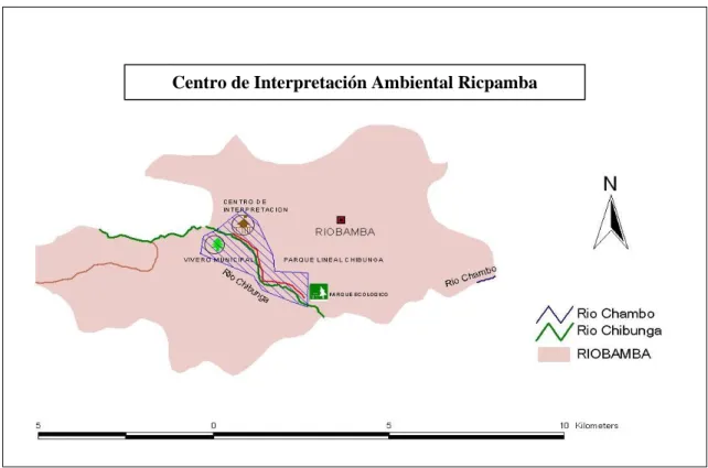 Gráfico  2. Ubicación  del Centro de Interpretación Ambiental Ricpamba 