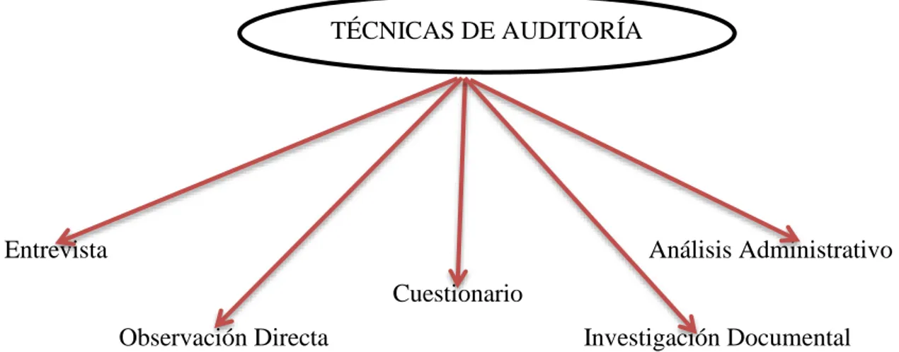 Gráfico 1 :  Técnicas de Auditoría 
