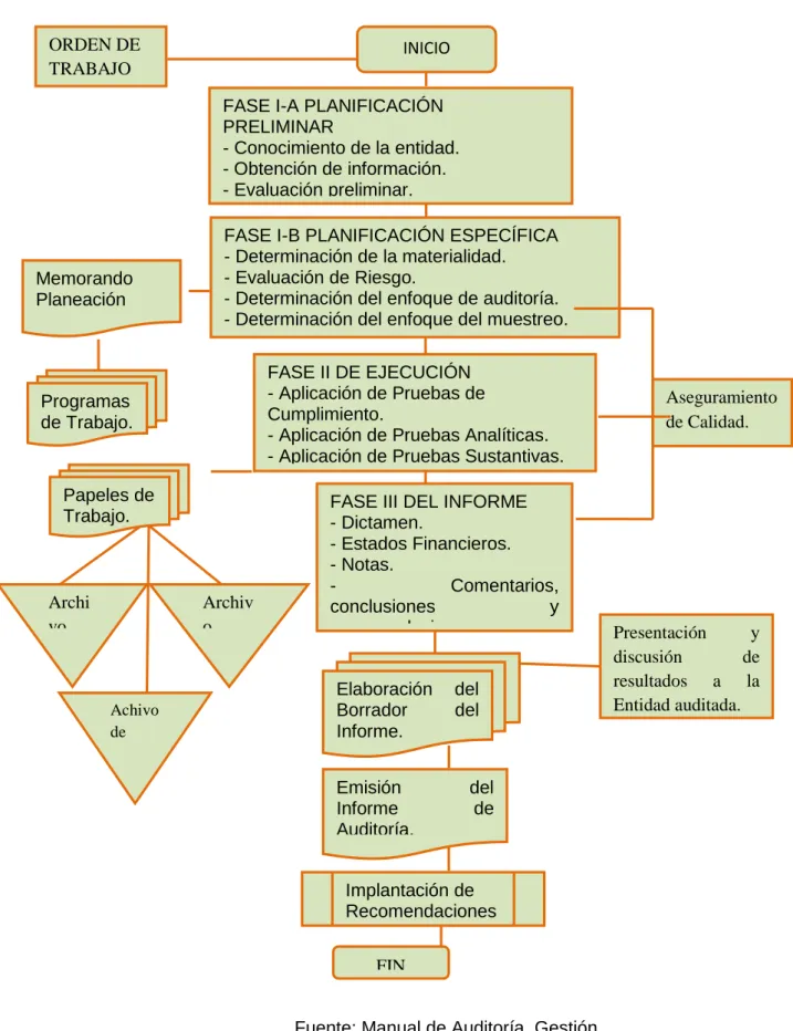 Gráfico N° 1 Proceso de la Auditoría de Gestión