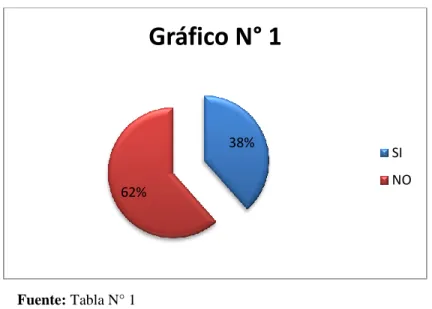 Gráfico N° 1 
